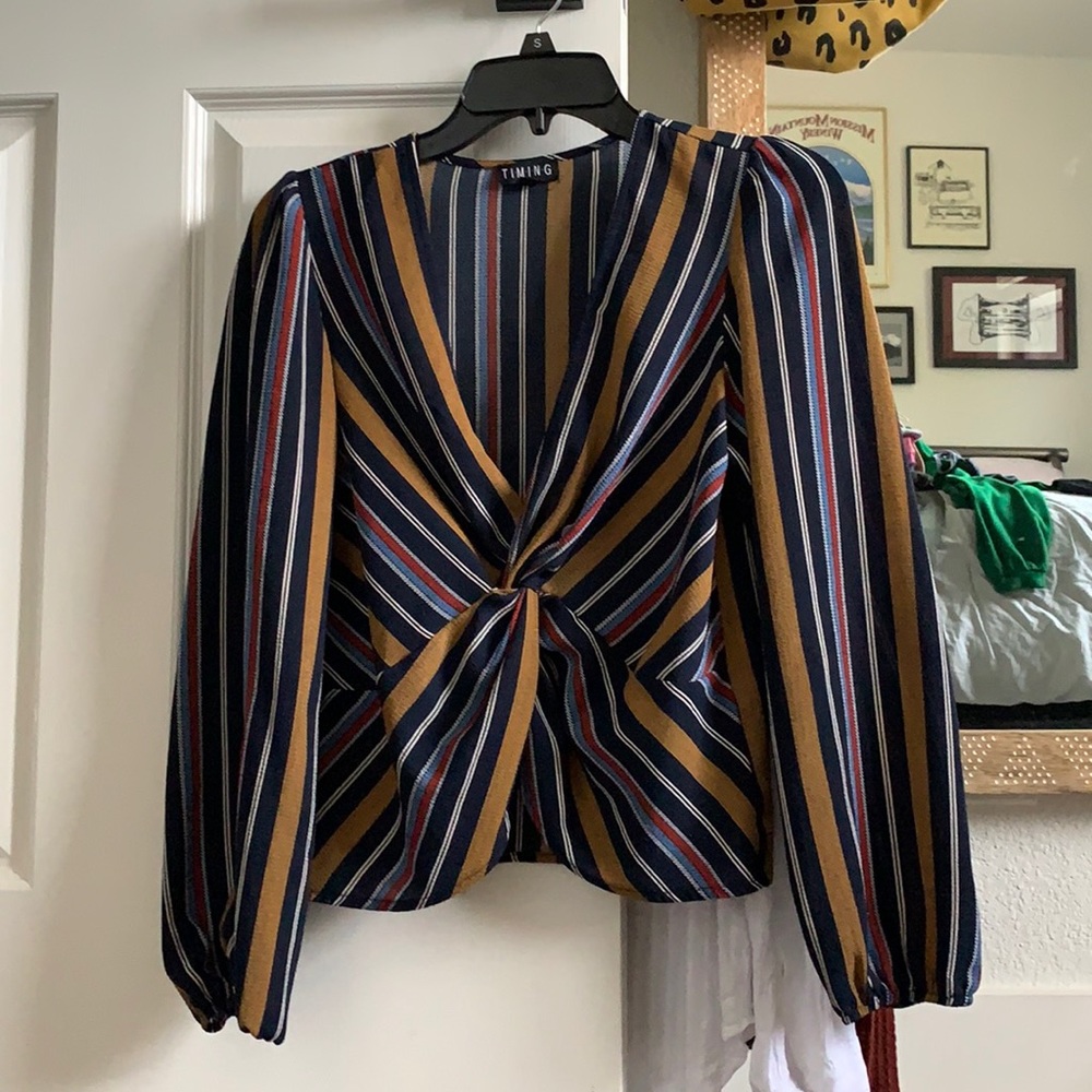 Knot Front Blouse